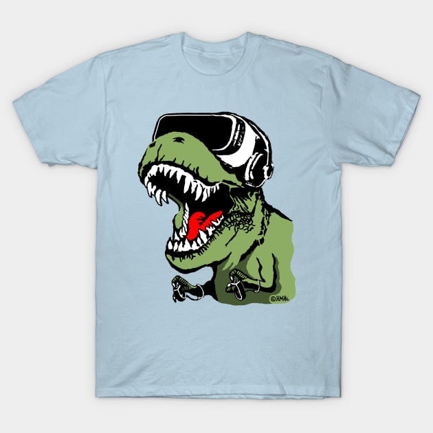 VR T-rex T-Shirt by NewSignCreation